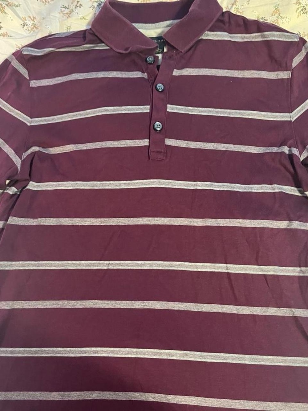 striped polo